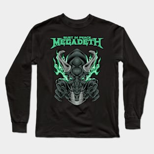 May Rust in Peace Megadeth Fanart Design Long Sleeve T-Shirt